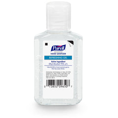 Purell etiqueta mostrando ingredientes y beneficios hidratantes