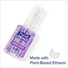 Purell etiqueta con ingredientes y beneficios visible para confianza