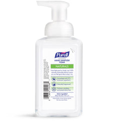Purell close-up de espuma mostrando textura cremosa y cobertura