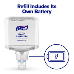 PURELL envase transparente que permite ver nivel restante