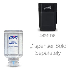 purell recarga instalada en dispensador ES1, uso práctico en sitio