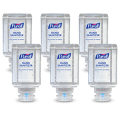 Purell envase frontal 450 mL mostrando el diseño AT-A-GLANCE y facilidad de reposición