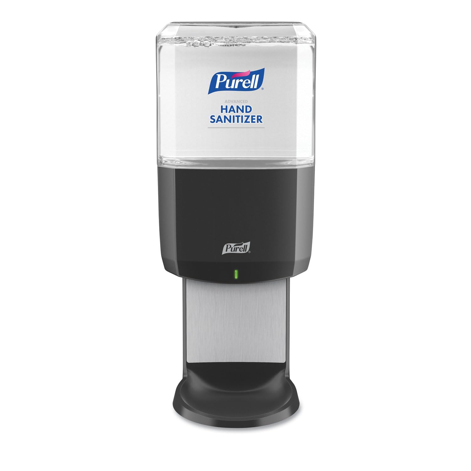 Purell ES6 bandeja atrapagotas en detalle manteniendo la zona de dispensado limpia