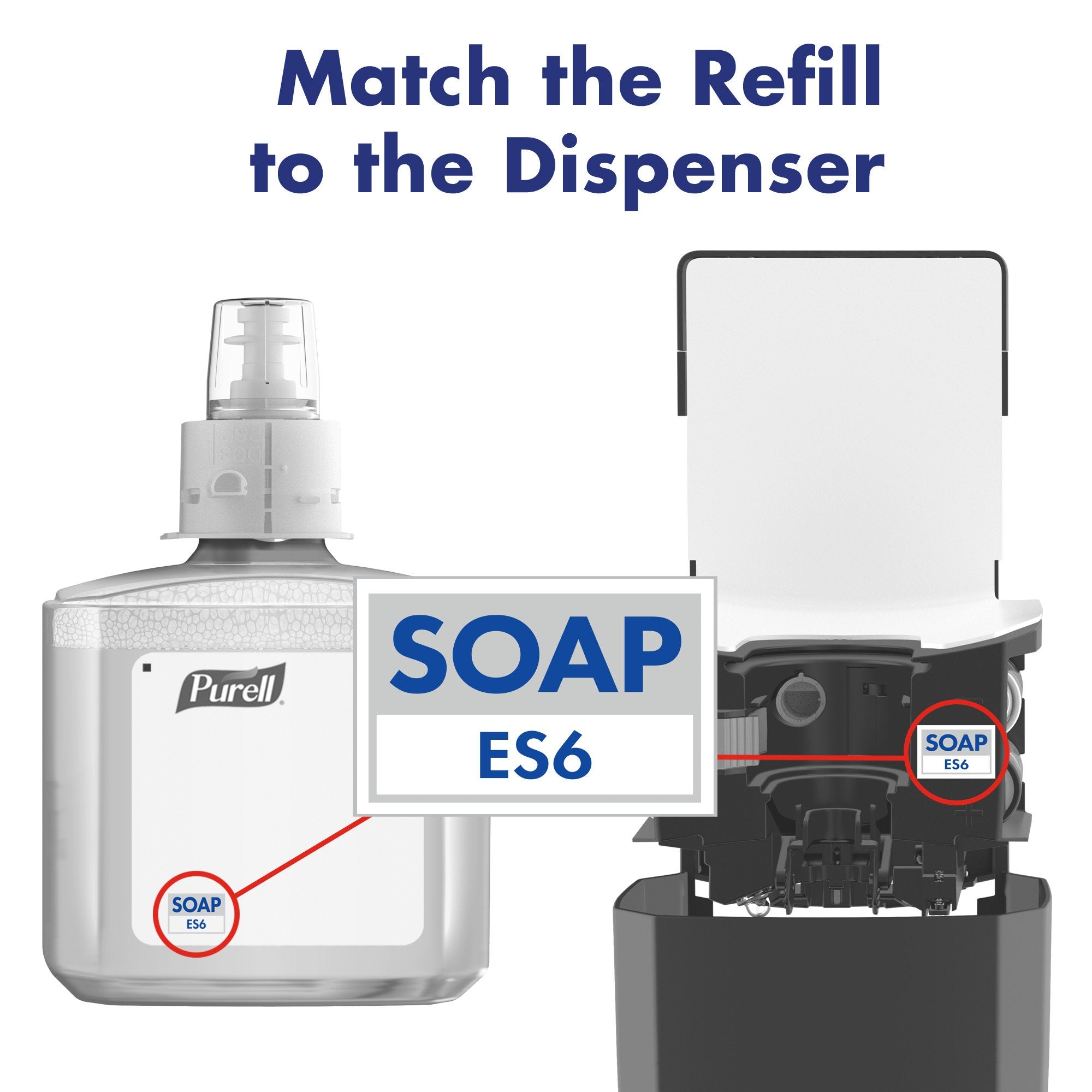 Purell etiqueta con ingredientes destacando fórmula hipoalergénica y sin fragancia
