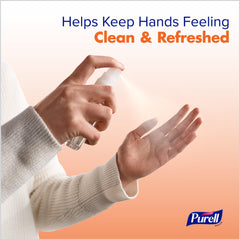 Purell etiqueta con ingredientes y certificaciones para tranquilidad