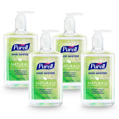 Purell botella 12 oz frente mostrando el envase y uso práctico