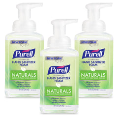 Purell frasco frontal con bomba mostrando diseño y acceso rápido