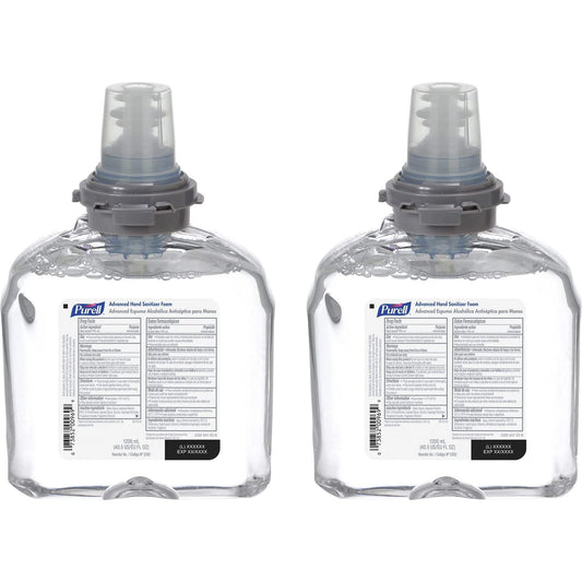 Purell frontal empaquetado mostrando el envase y beneficio de larga duración
