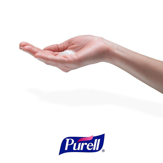 Purell detalle del sistema de bomba que facilita recambios rápidos