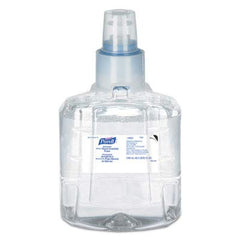 Purell recarga instalada en dispensador LTX sin contacto, higiene eficiente