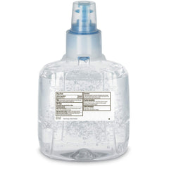 Purell textura del gel en primer plano que muestra consistencia y absorción rápida