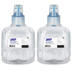 Purell envase frontal del recambio LTX mostrando capacidad y diseño, mejora la reposición
