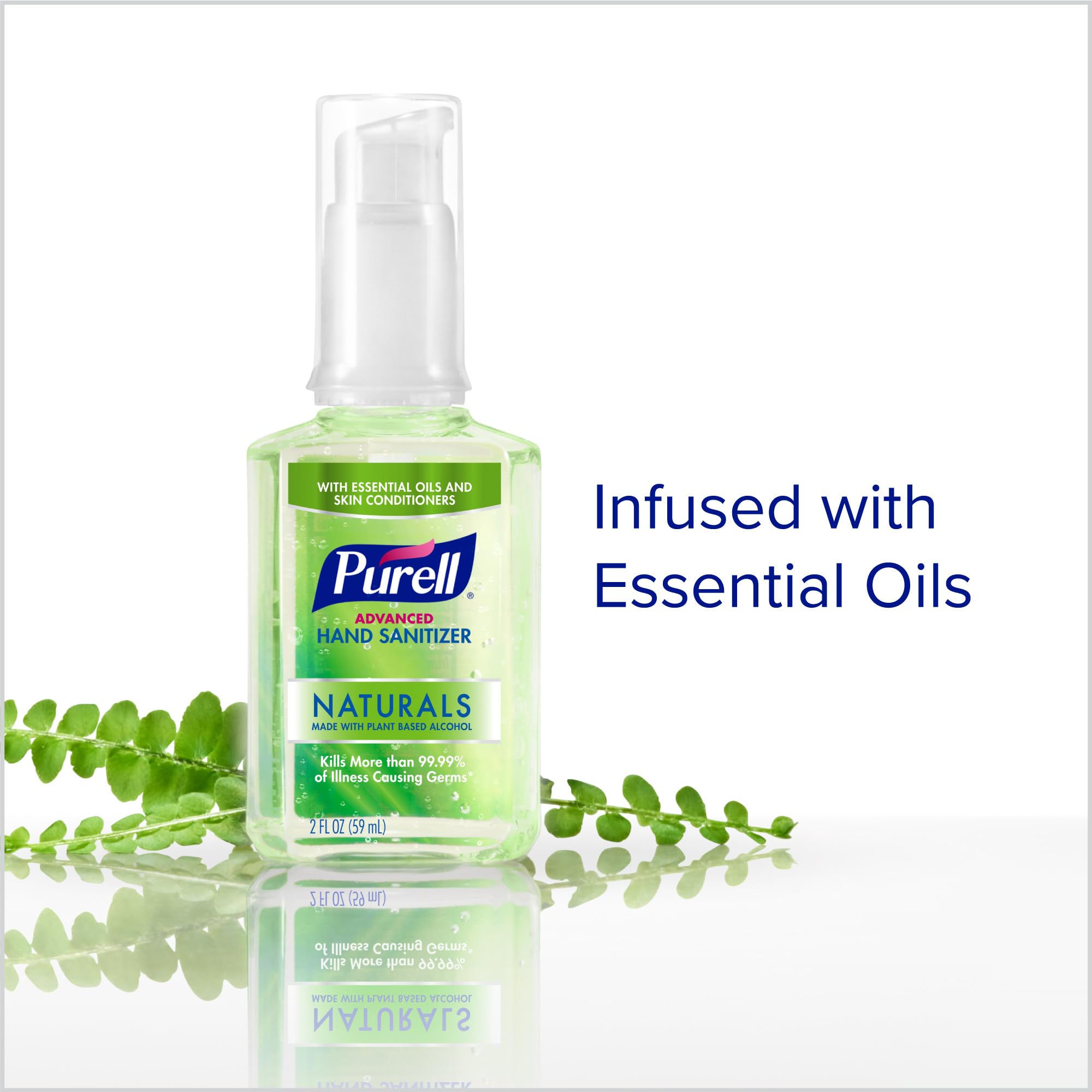 Purell bote en bolso listo para uso rápido y limpieza inmediata
