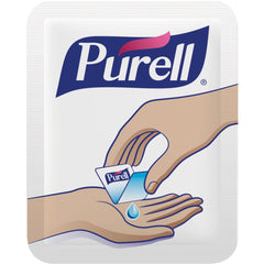 Purell Personals textura del gel mostrando consistencia y absorción rápida