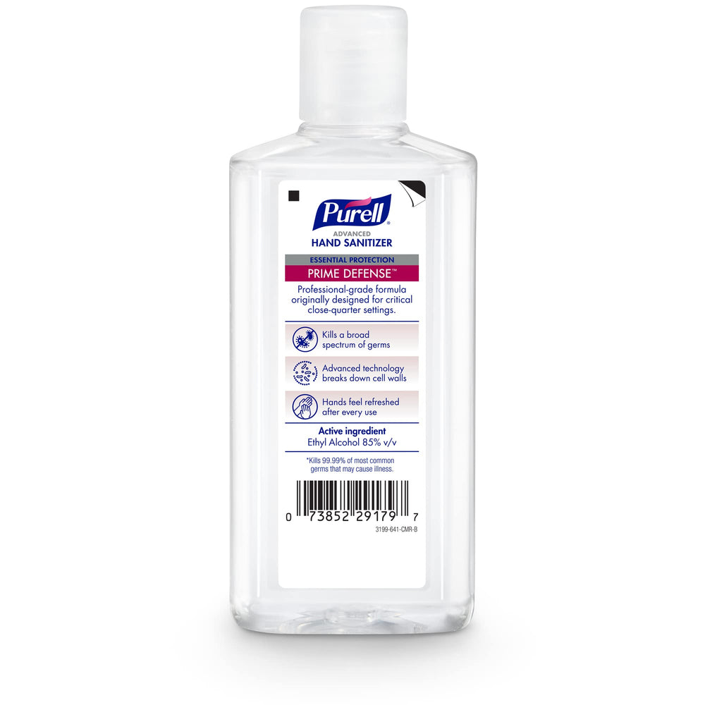 Purell Prime Defense textura del gel claro y de rápida absorción