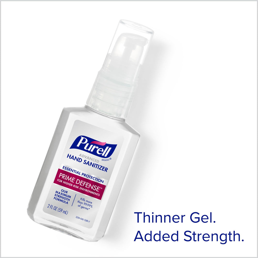 Purell Prime Defense en mochila, ideal para uso en movimiento