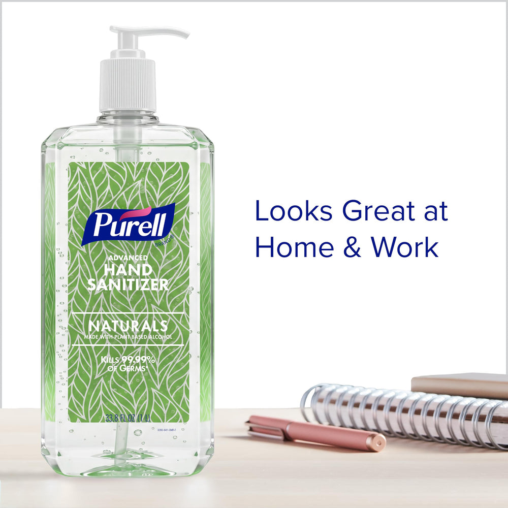 PURELL rellenando botella de aluminio, ahorro y reducción de residuos