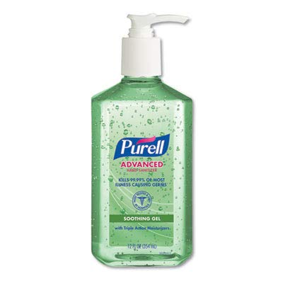 PURELL textura del gel en la mano con Aloe para suavidad