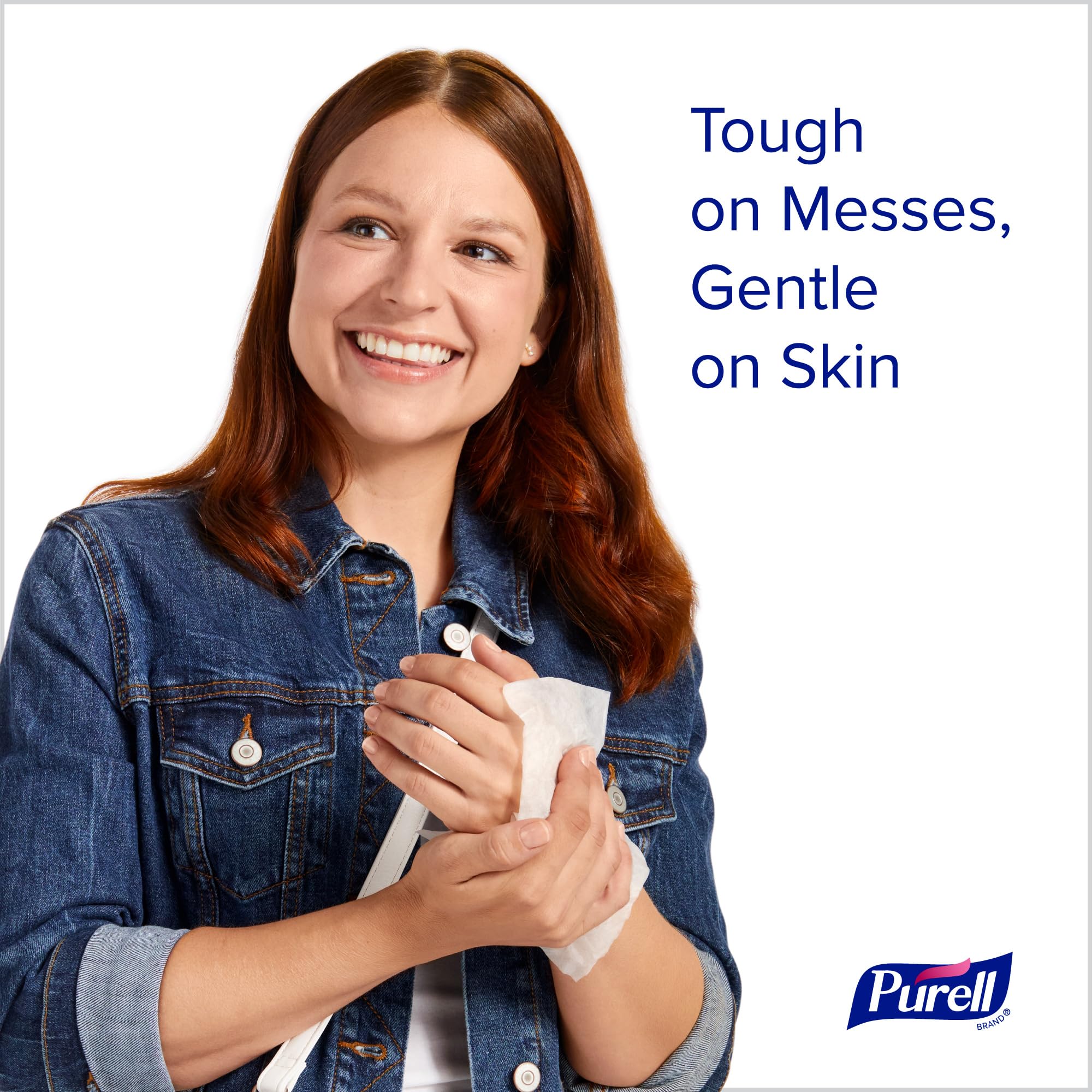 Sobre individual Purell con toallita lista para usar y fácil transporte