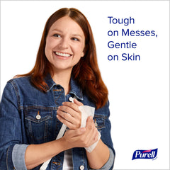 Sobre individual Purell con toallita lista para usar y fácil transporte