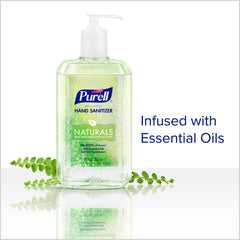 Purell en uso sobre manos en oficina para higiene rápida y cotidiana