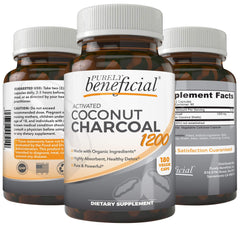 PURELY beneficial empaque frontal mostrando 180 cápsulas y beneficio de conveniencia