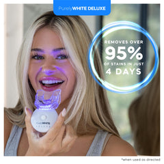 PurelyWHITE DELUXE vista de todo el contenido incluido para tratamientos múltiples