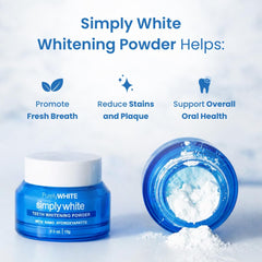 PurelyWHITE DELUXE etiqueta con ingredientes, transparencia y confianza de marca