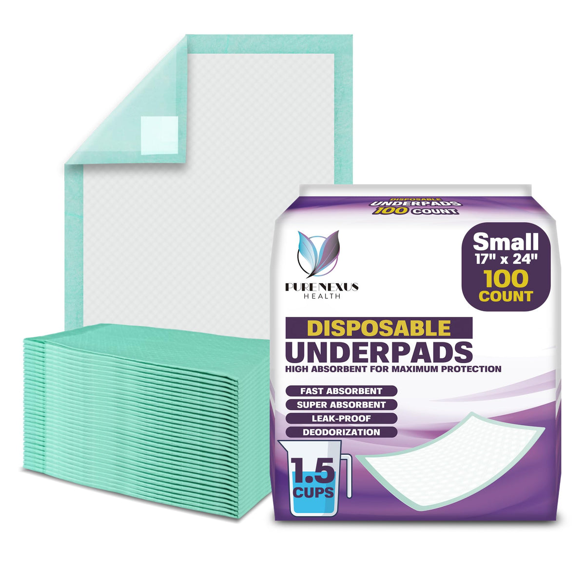 PureNexus Health empaque frontal, paquete de 100 para reposición rápida