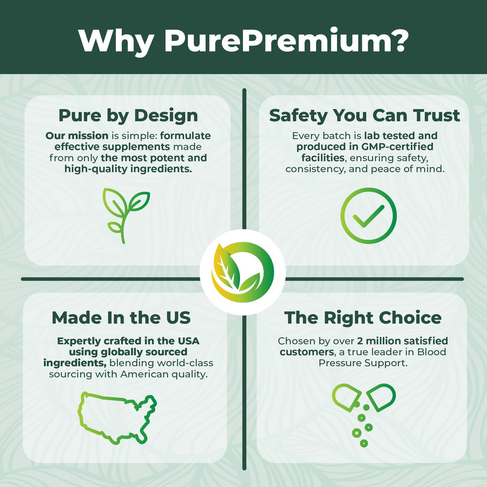 PurePremium mezcla de espino, ajo y hierbas mostrando sinergia natural