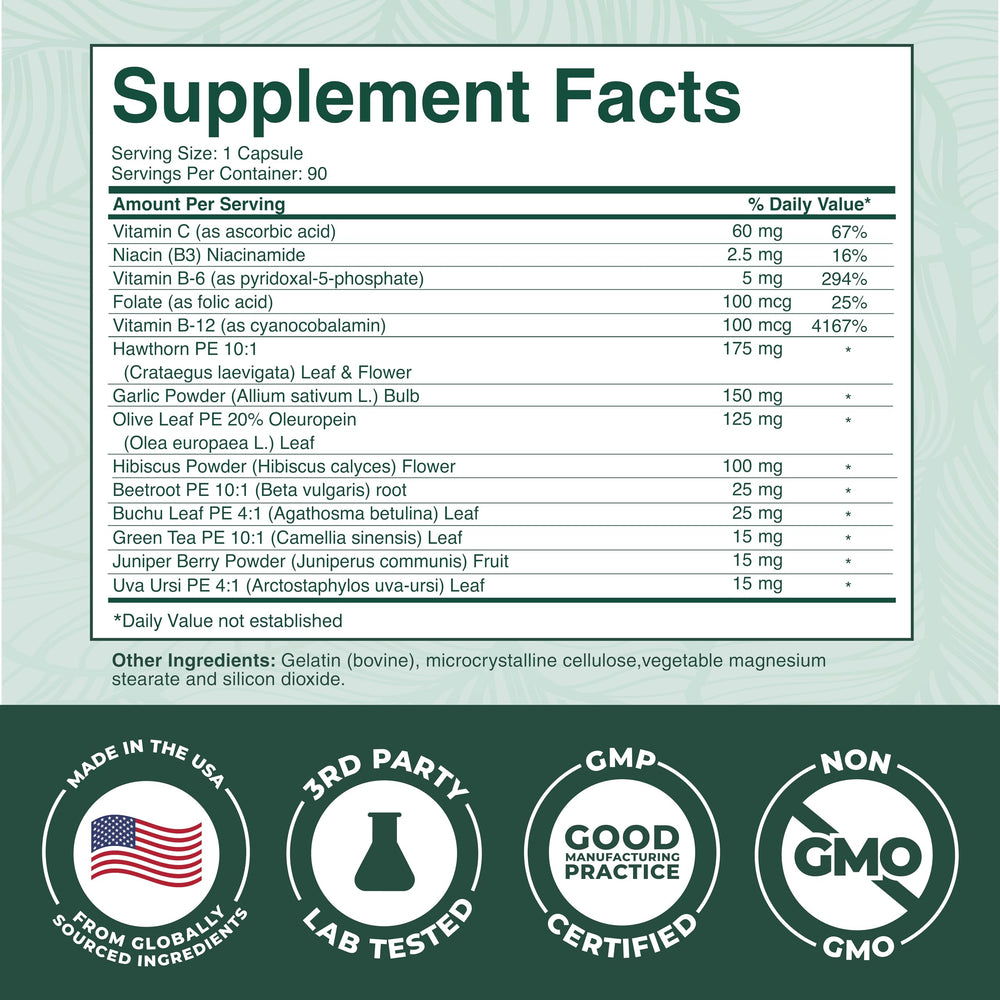 PurePremium etiqueta con lista de ingredientes y control de calidad
