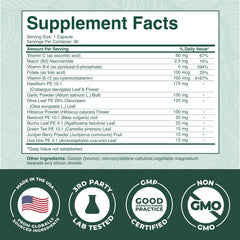 PurePremium etiqueta con lista de ingredientes y control de calidad