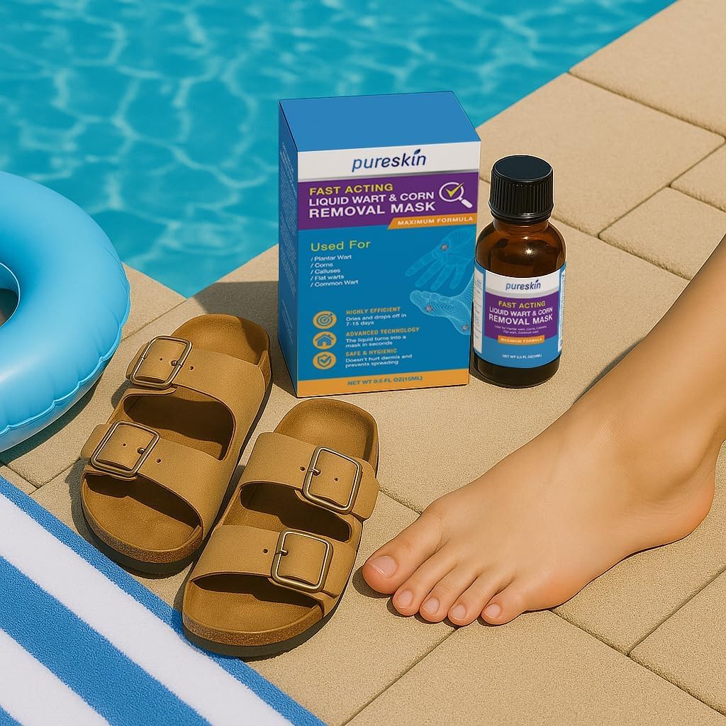 PURESKIN caja de presentación que muestra el contenido y dosis recomendada
