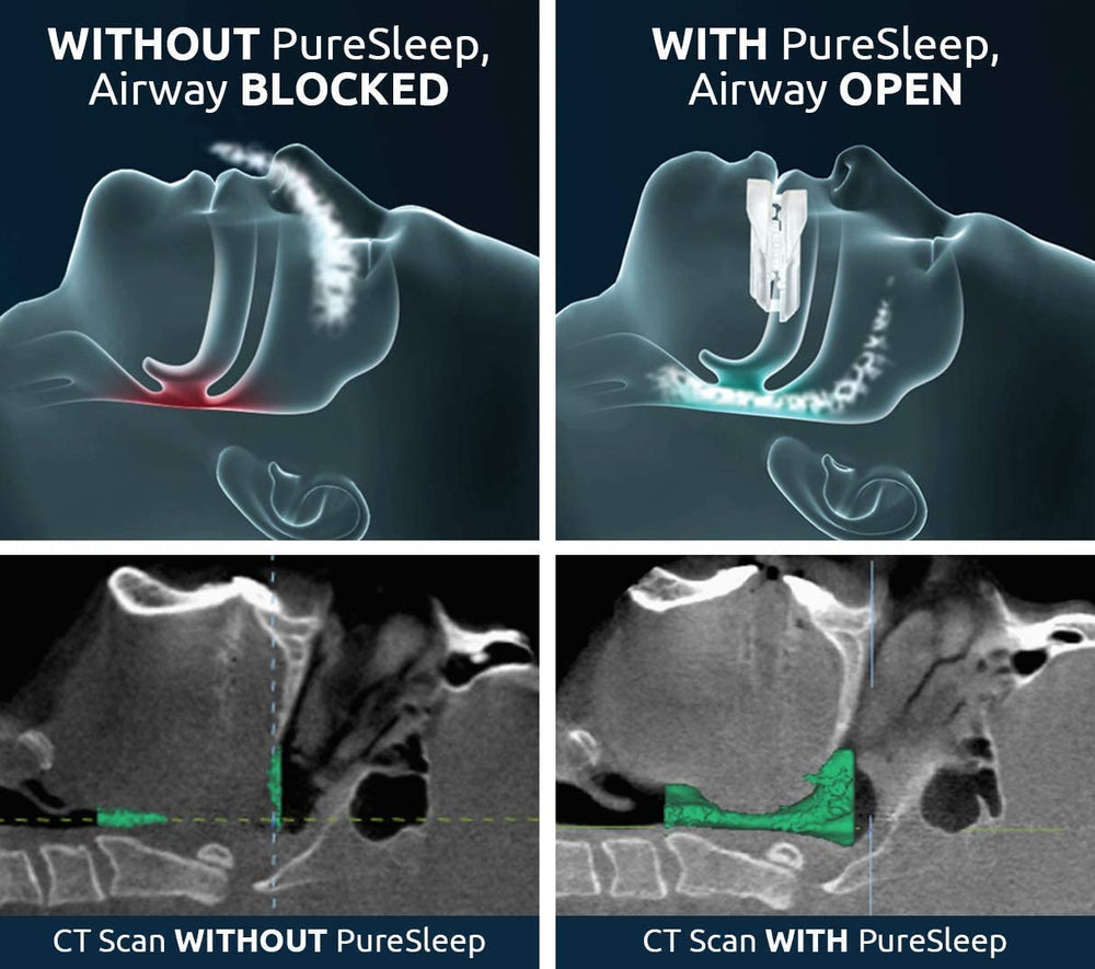 PureSleep detalle del material sin BPA que aporta comodidad