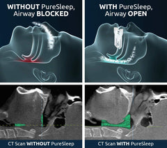 PureSleep detalle del material sin BPA que aporta comodidad
