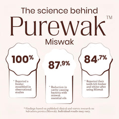 PUREWAK primer plano de fibras de Salvadora persica, textura limpia y pura