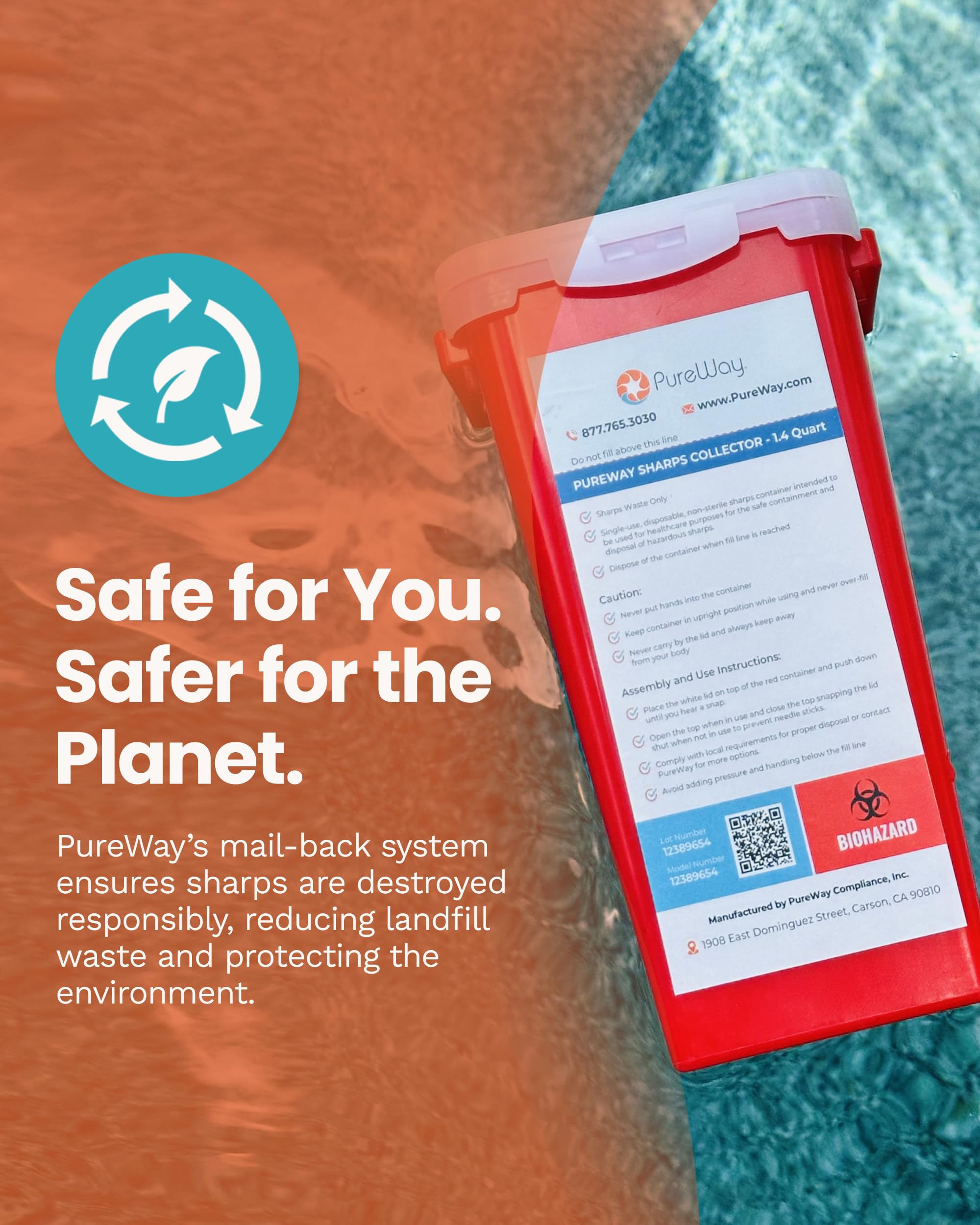 PureWay certificado de destrucción como prueba de eliminación segura y trazable