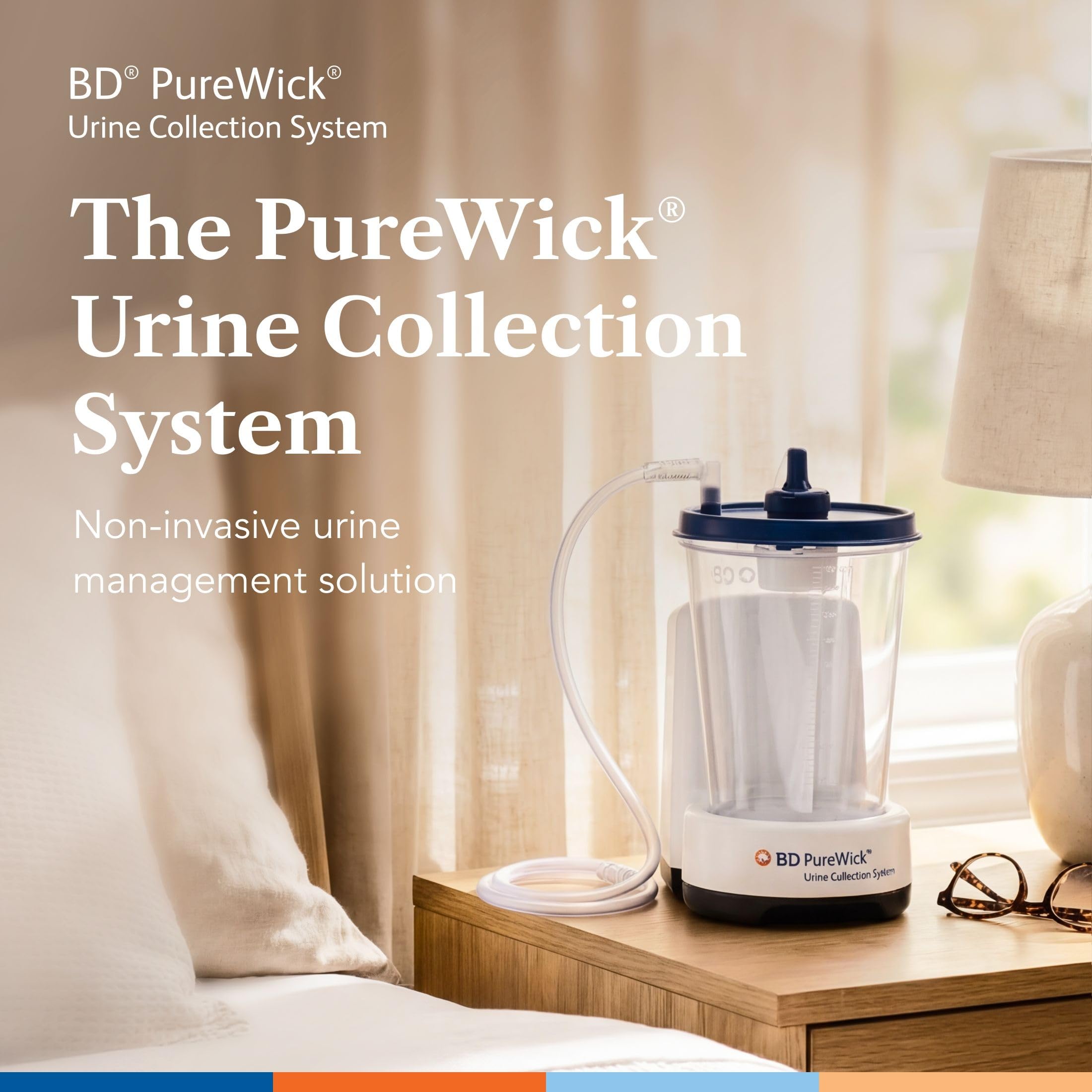 PureWick canister de 2000 cc transparente con sello y capacidad segura