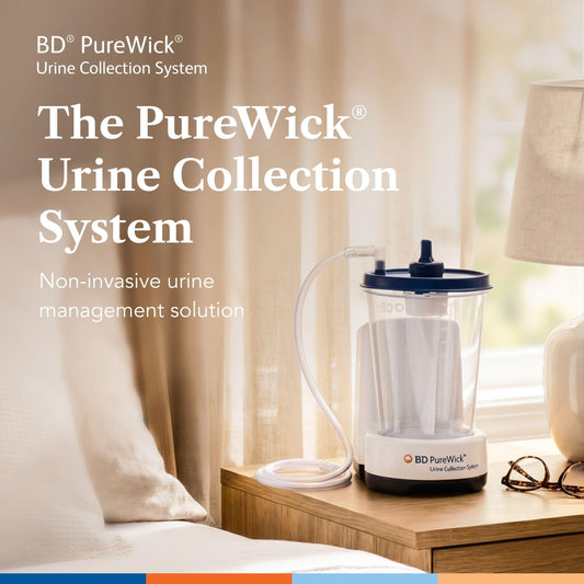 PureWick canister de 2000 cc transparente con sello y capacidad segura