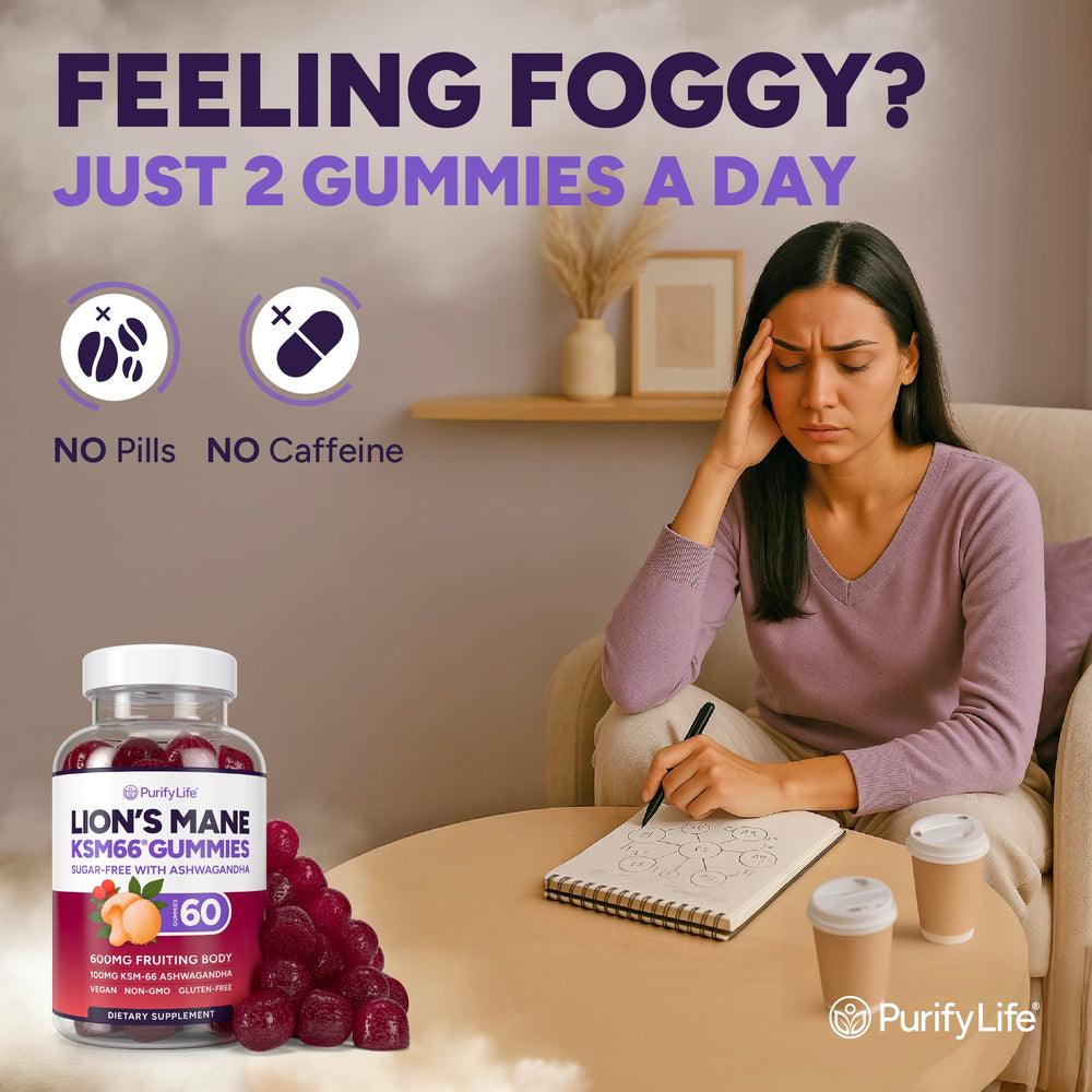Purify Life gominolas en entorno de desayuno para integración rutinaria