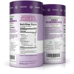 Purify Life etiqueta con certificación USDA Organic visible en el envase