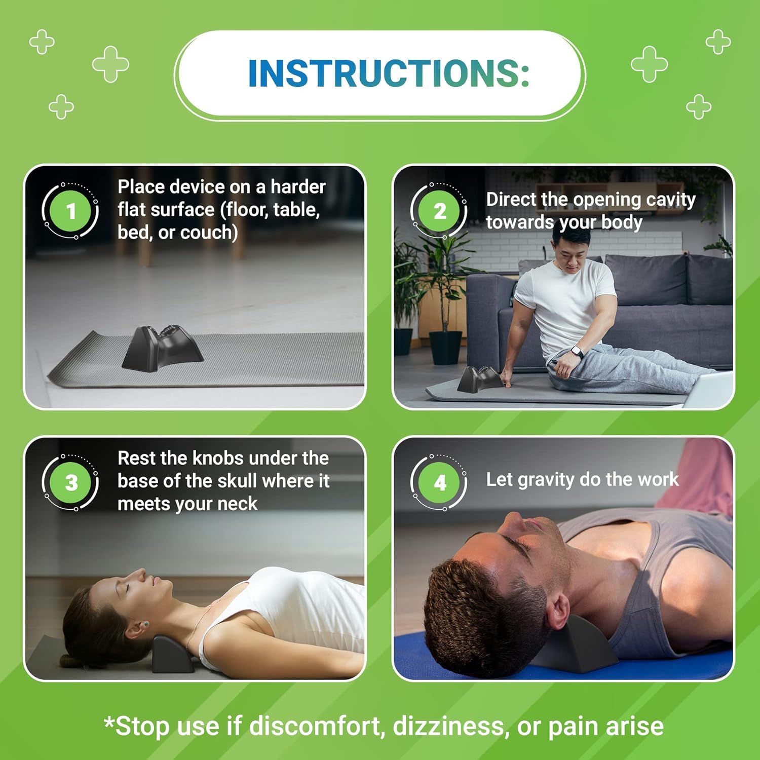 Purify Life perfil ergonómico mostrando contorno cervical, alineación mejorada