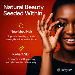 Purify Life gominola en mano para ver textura masticable y facilidad de consumo