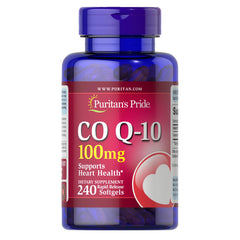 Puritan's Pride frasco frente mostrando 240 softgels y ahorro