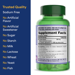 Puritan's Pride etiqueta ingredientes enfocada en silymarina y concentración