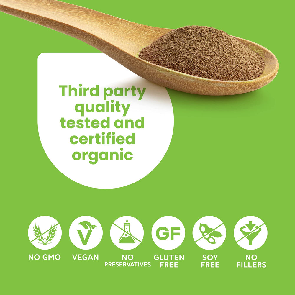 Purity Natural Beauty polvo disuelto en taza de té, integración sin grumos
