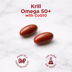 Purity Products etiqueta con ingredientes clave: CoQ10, astaxantina y kril
