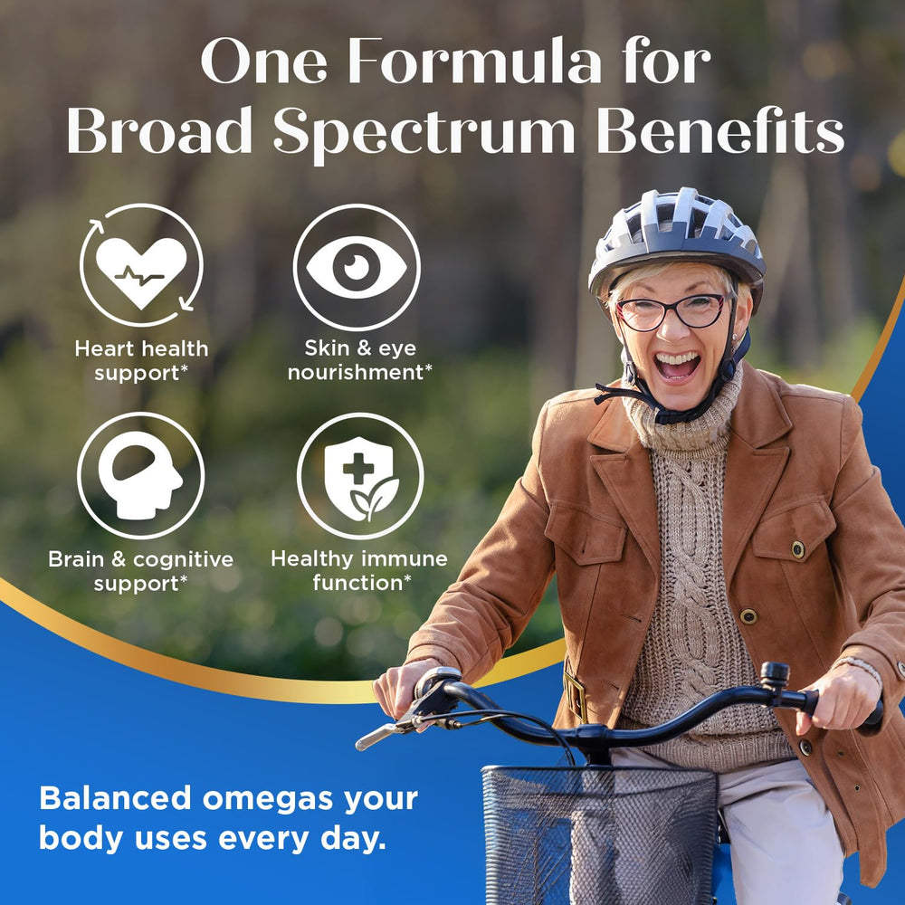 Botella abierta con softgels Purity Products para ver la cantidad en el frasco