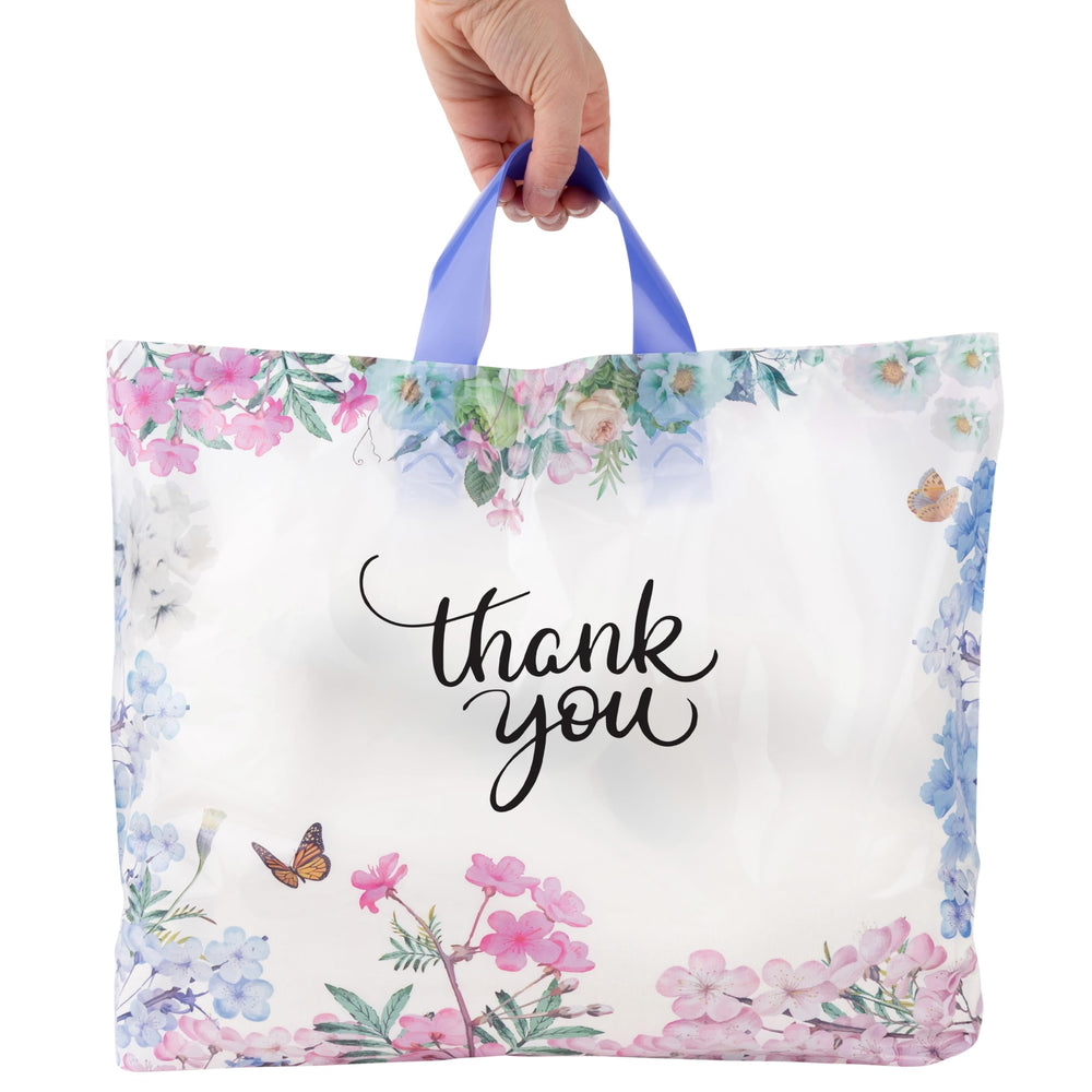 Purple Q Crafts vista frontal del empaque floral que mejora la presentación de ventas