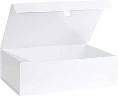 Purple Q Crafts vista frontal caja blanca elegante y profesional